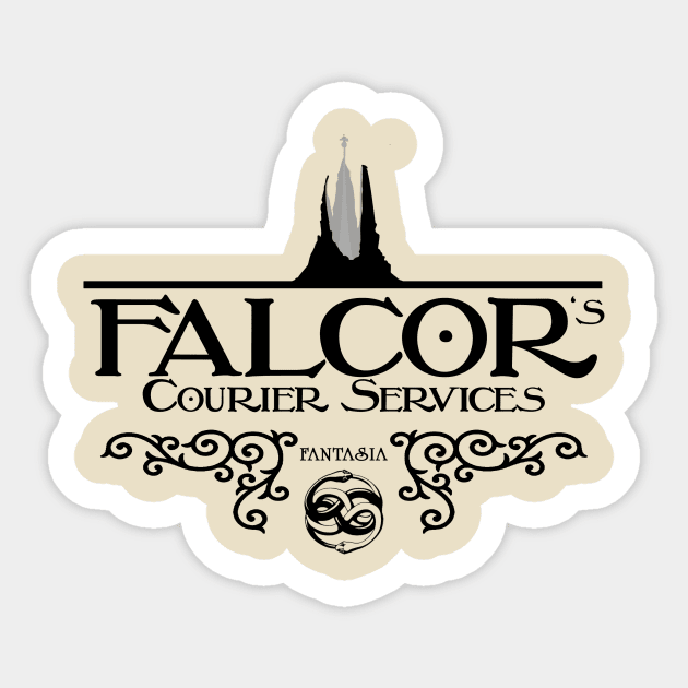 Falcor's Courier Services Sticker by inesbot